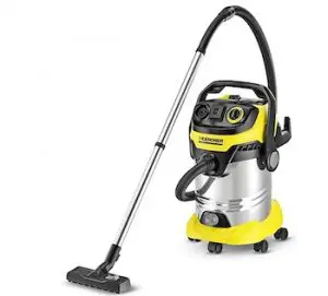 Kärcher Sans sac WD 6 P Premium Aspirateur multifonction avec Prise d'asservissement/Cuve 30 L 1300 W Noir/Jaune