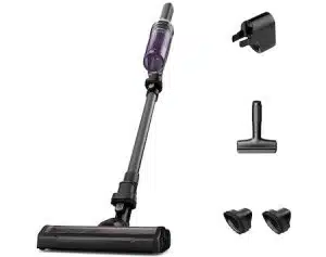 Rowenta Aspirateur Balai sans Fil Multifonction, Léger, Convertible en aspirateur à Main, Autonomie 40 Min, Base de Charge Murale, Nombreux Accessoires, X-Nano, RH1128WO